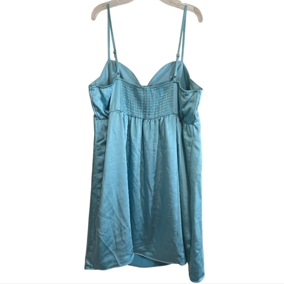 NWT Wild Fable Satin Spaghetti Strap Mini Dress XL Adjustable Straps - Picture 4 of 7